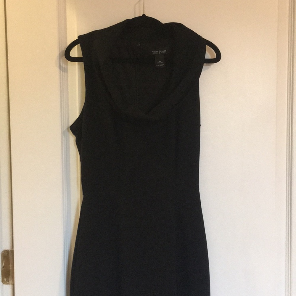 Black sheath dress